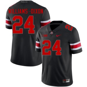 Men Sam Williams-Dixon Blackout OSU Football #24 Jersey 313053-570