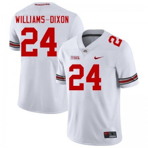 Men Sam Williams-Dixon White OSU Buckeyes Football #24 Jersey 350208-168