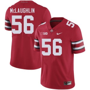 Men Seth McLaughlin Red Ohio State Football #56 Jersey 894580-870
