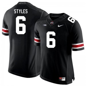 Men Sonny Styles Black OSU Football #6 Jersey 780112-295