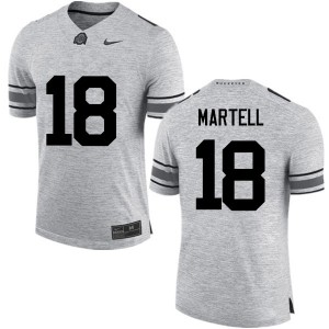 Men Tate Martell Gray Ohio State Football #18 Jersey 114959-246