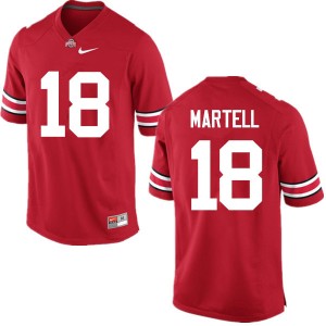 Men Tate Martell Red Ohio State Football #18 Jersey 590710-569