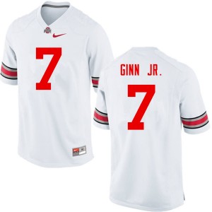 Men Ted Ginn Jr. White Ohio State Football #7 Jersey 532851-239