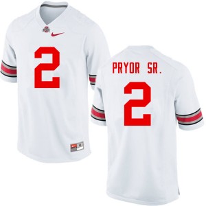Men Terrelle Pryor Sr. White Ohio State Buckeyes Football #2 Jersey 848668-246