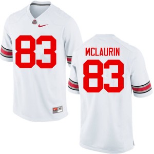 Men Terry McLaurin White Ohio State Football #83 Jersey 692846-579