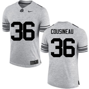 Men Tom Cousineau Gray OSU Football #36 Jersey 675861-910