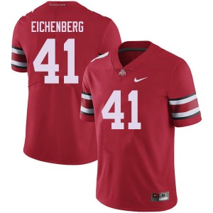 Men Tommy Eichenberg Red Ohio State Buckeyes Football #41 Jersey 886179-109