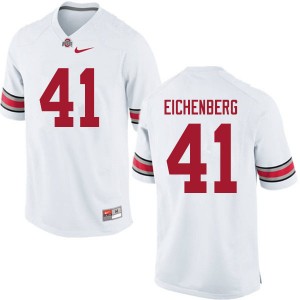 Men Tommy Eichenberg White OSU Football #41 Jersey 760239-822