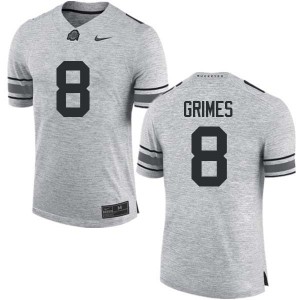 Men Trevon Grimes Gray Ohio State Buckeyes Football #8 Jersey 364138-686