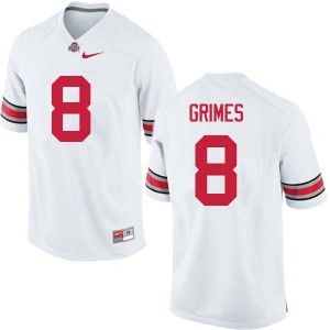 Men Trevon Grimes White OSU Buckeyes Football #8 Jersey 807611-158