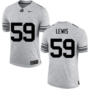 Men Tyquan Lewis Gray Ohio State Football #59 Jersey 711950-897