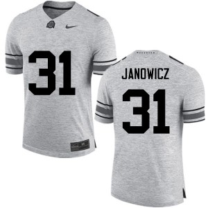 Men Vic Janowicz Gray OSU Football #31 Jersey 415831-668