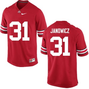 Men Vic Janowicz Red Ohio State Buckeyes Football #31 Jersey 927932-509