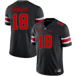 Men Will Howard Blackout Ohio State Buckeyes Football #18 Jersey 513449-619