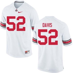 Men Wyatt Davis White OSU Football #52 Jersey 535179-452