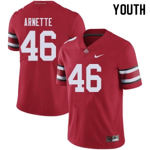 Youth Damon Arnette Red OSU Football #46 Jersey 867323-391