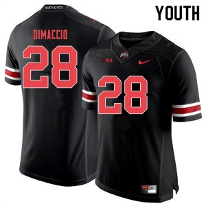 Youth Dominic DiMaccio Black Out OSU Football #28 Jersey 901677-271