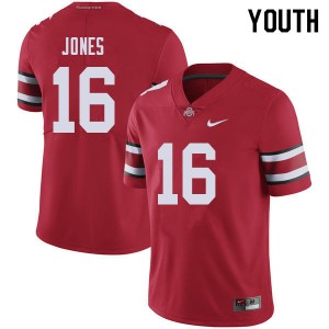 Youth Keandre Jones Red Ohio State Football #16 Jersey 356511-313