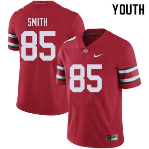 Youth L'Christian Smith Red OSU Buckeyes Football #85 Jersey 516564-613