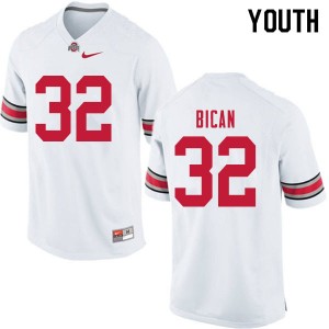 Youth Luciano Bican White OSU Football #32 Jersey 621737-541