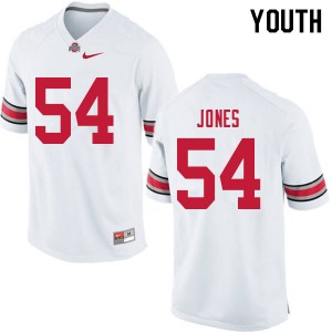 Youth Matthew Jones White Ohio State Football #54 Jersey 954190-540