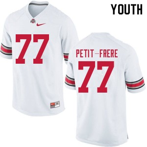 Youth Nicholas Petit-Frere White OSU Football #77 Jersey 192488-384