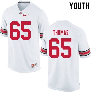 Youth Phillip Thomas White Ohio State Football #65 Jersey 872750-990