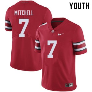 Youth Teradja Mitchell Red Ohio State Football #7 Jersey 144555-180