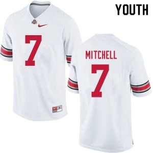 Youth Teradja Mitchell White OSU Football #7 Jersey 231061-972