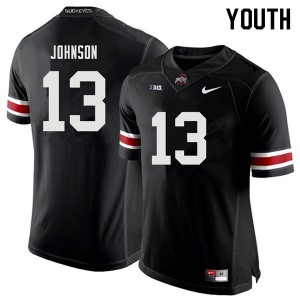 Youth Tyreke Johnson Black OSU Buckeyes Football #13 Jersey 601735-835