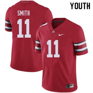Youth Tyreke Smith Red OSU Buckeyes Football #11 Jersey 302158-947