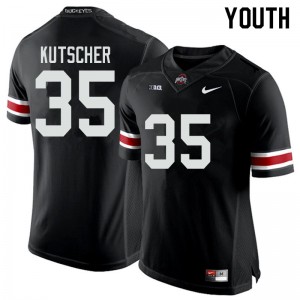 Youth Austin Kutscher Black OSU Buckeyes Football #35 Jersey 815693-866