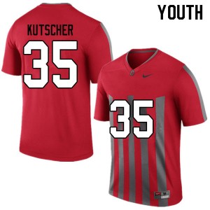 Youth Austin Kutscher Throwback Ohio State Football #35 Jersey 753665-343