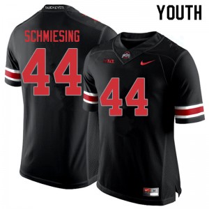 Youth Ben Schmiesing Blackout OSU Football #44 Jersey 212484-343