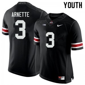 Youth Damon Arnette Black OSU Football #3 Jersey 135650-738