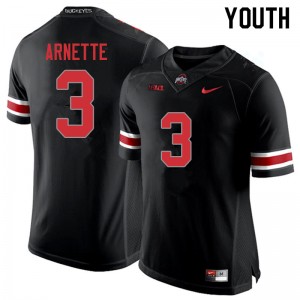Youth Damon Arnette Blackout Ohio State Buckeyes Football #3 Jersey 601773-526