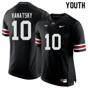Youth Danny Vanatsky Black OSU Football #10 Jersey 769344-139