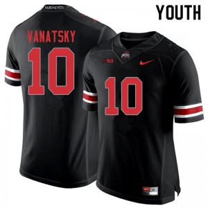 Youth Danny Vanatsky Blackout Ohio State Buckeyes Football #10 Jersey 531138-687