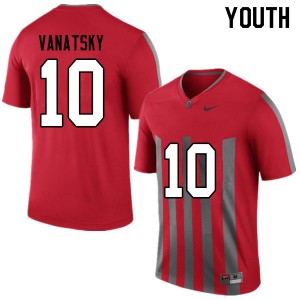 Youth Danny Vanatsky Throwback Ohio State Football #10 Jersey 202936-477