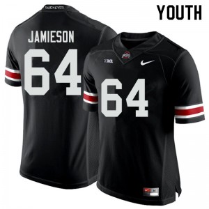 Youth Jack Jamieson Black OSU Buckeyes Football #64 Jersey 954883-623