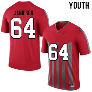 Youth Jack Jamieson Throwback OSU Buckeyes Football #64 Jersey 711153-792