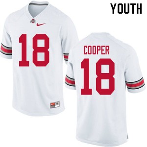 Youth Jonathon Cooper White OSU Football #18 Jersey 618369-205