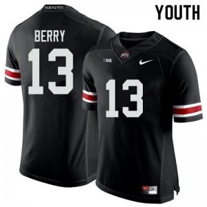 Youth Rashod Berry Black Ohio State Buckeyes Football #13 Jersey 327225-161