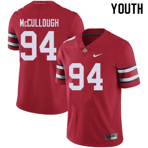 Youth Roen McCullough Red Ohio State Football #94 Jersey 687806-621