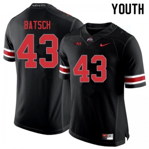 Youth Ryan Batsch Blackout OSU Football #43 Jersey 769519-376