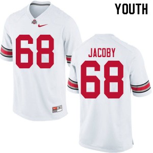 Youth Ryan Jacoby White Ohio State Football #68 Jersey 499600-785