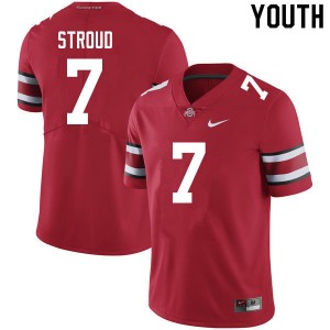Youth C.J. Stroud Scarlet Ohio State Buckeyes Football #7 Jersey 251051-141
