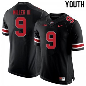 Youth Jack Miller III Blackout OSU Football #9 Jersey 462690-147