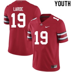Youth Jagger LaRoe Scarlet Ohio State Buckeyes Football #19 Jersey 175780-305