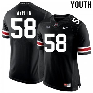 Youth Luke Wypler Black OSU Buckeyes Football #58 Jersey 108645-334